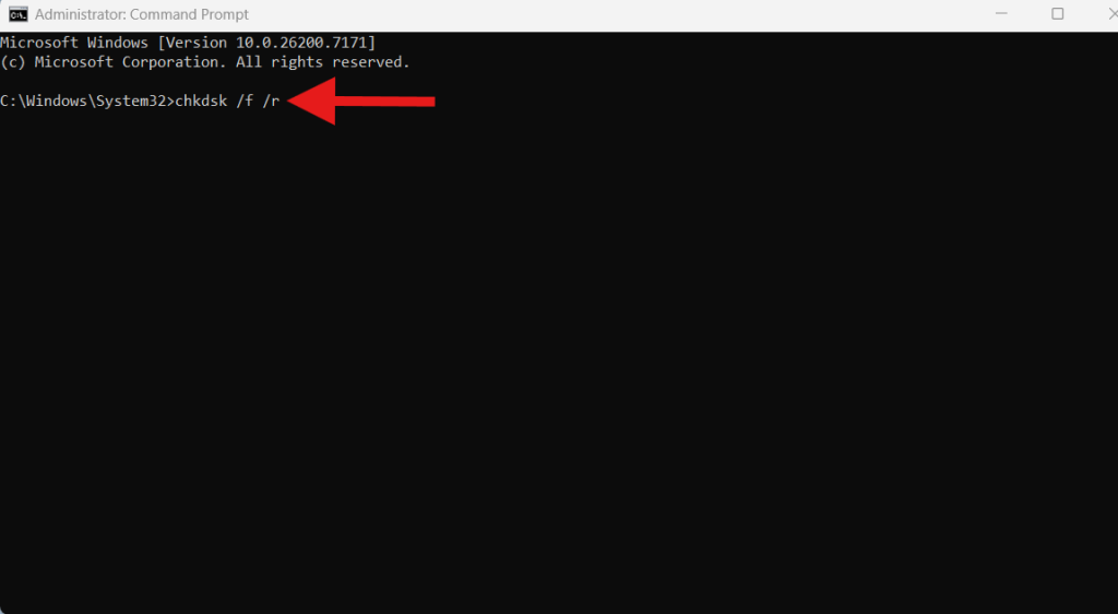 fix PC program files or disk issue