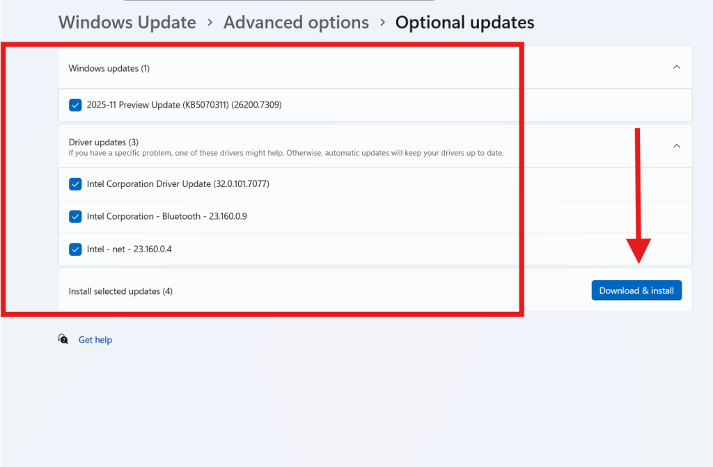 fix Windows update errors