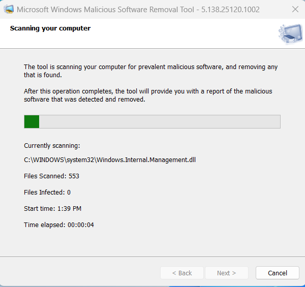 fix virus issue on Windows PC