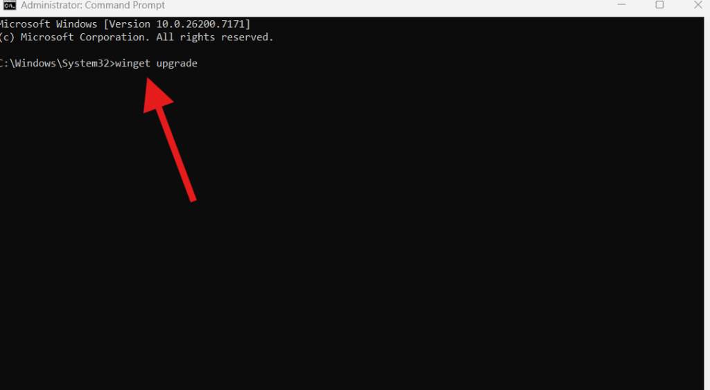 upgrade installed applications on Windows 11