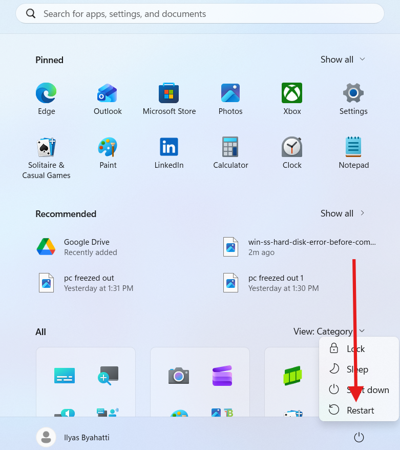 hard drive failure warning