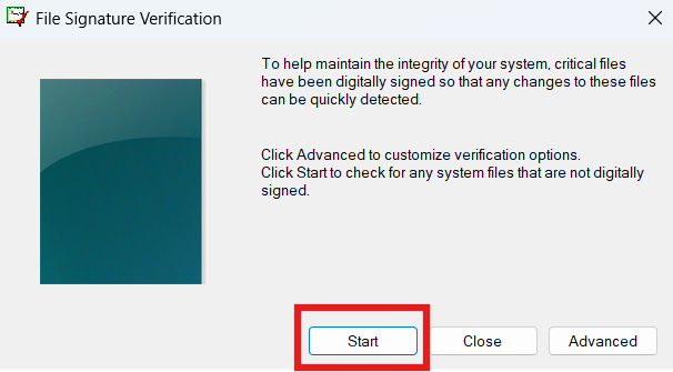sigverif unsigned drivers