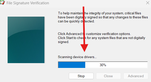 sigverif unsigned drivers