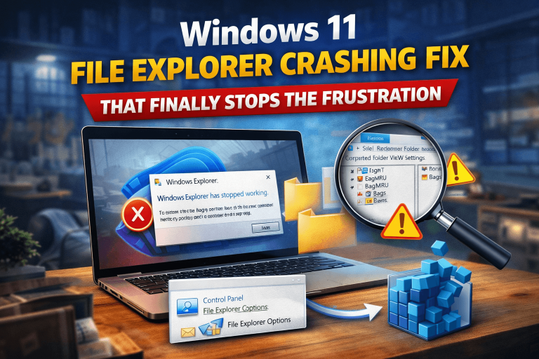 Windows 11 File Explorer Crashing Fix