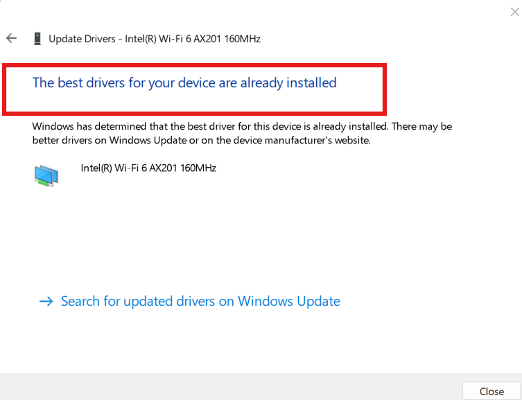laptop not detecting wifi network windows 10