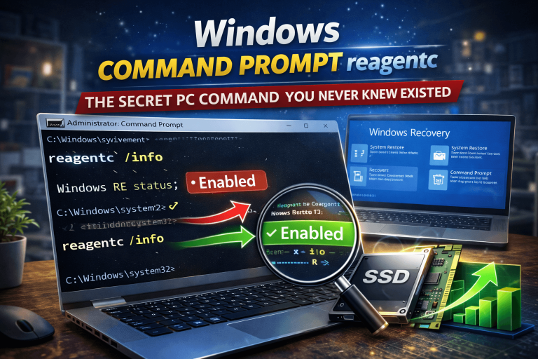 Windows command prompt reagentc