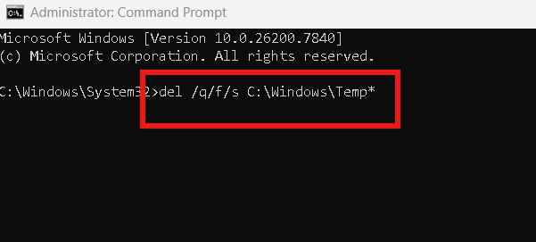 powerful command prompt for c drive space issues