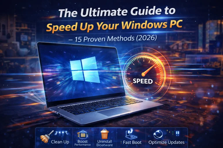 speed up your Windows PC