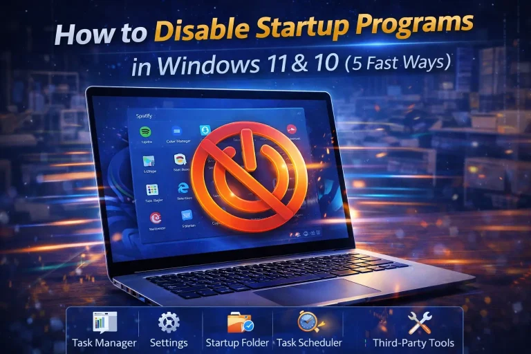 disable startup programs in Windows
