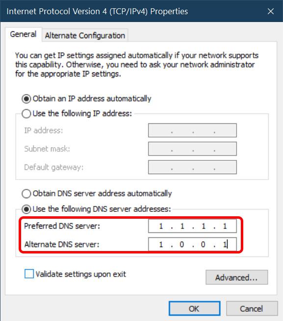 DNS Server Not Responding Error in Windows